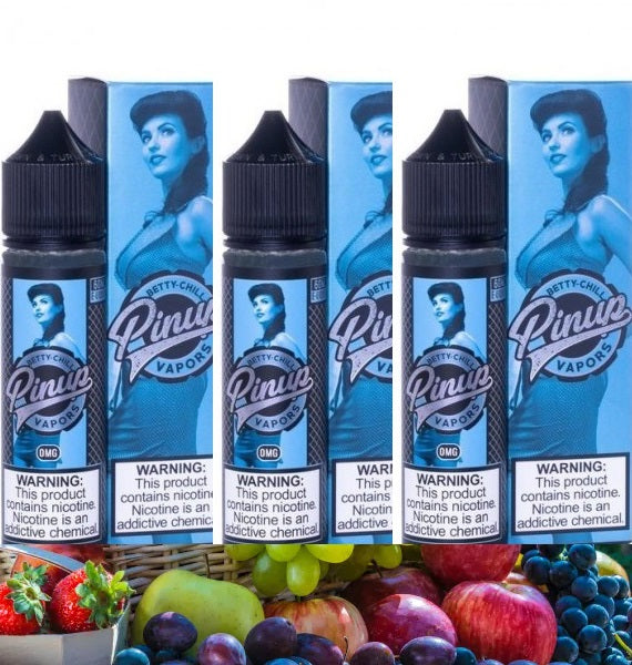 Pinup Vapor - Betty CHILL  60ml  3 BOTTLE DEAL