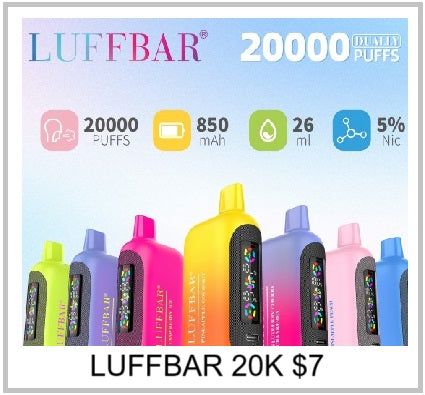 LUFFBAR Dually 20000 Disposable 5%