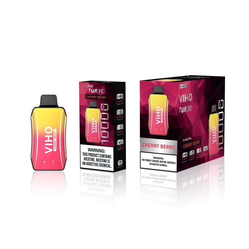 VIHO Turbo 10K Disposable Cherry Berry – iDrip E Juice